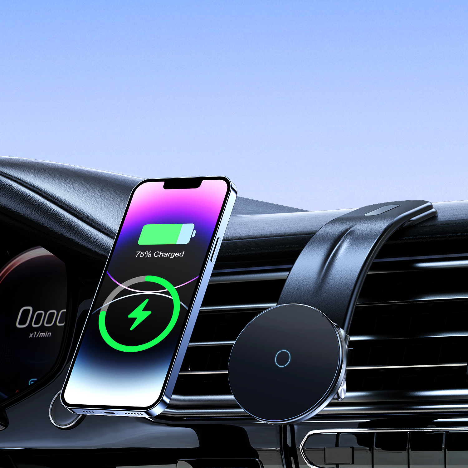 Magnetic Velcro Wireless Car Charger : CZ-22